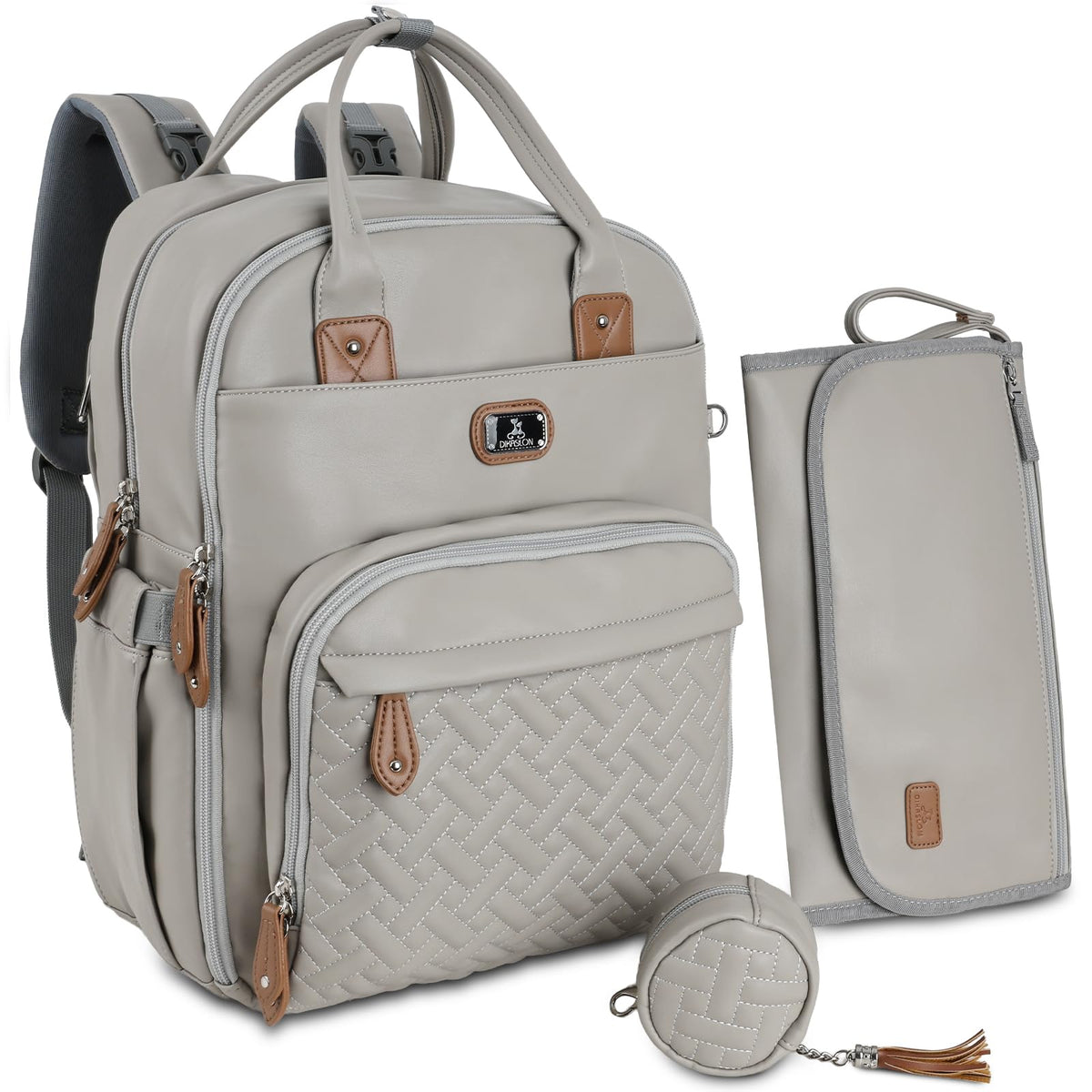 Dikaslon Baby Changing Bags Backpack, Large Baby Bag, 19 Pockets, Outdoors