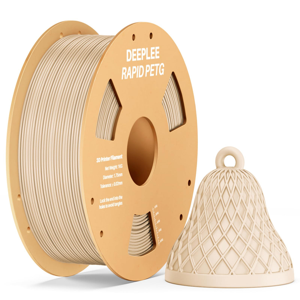 DEEPLEE Rapid PETG Filament 1.75mm Black 1KG