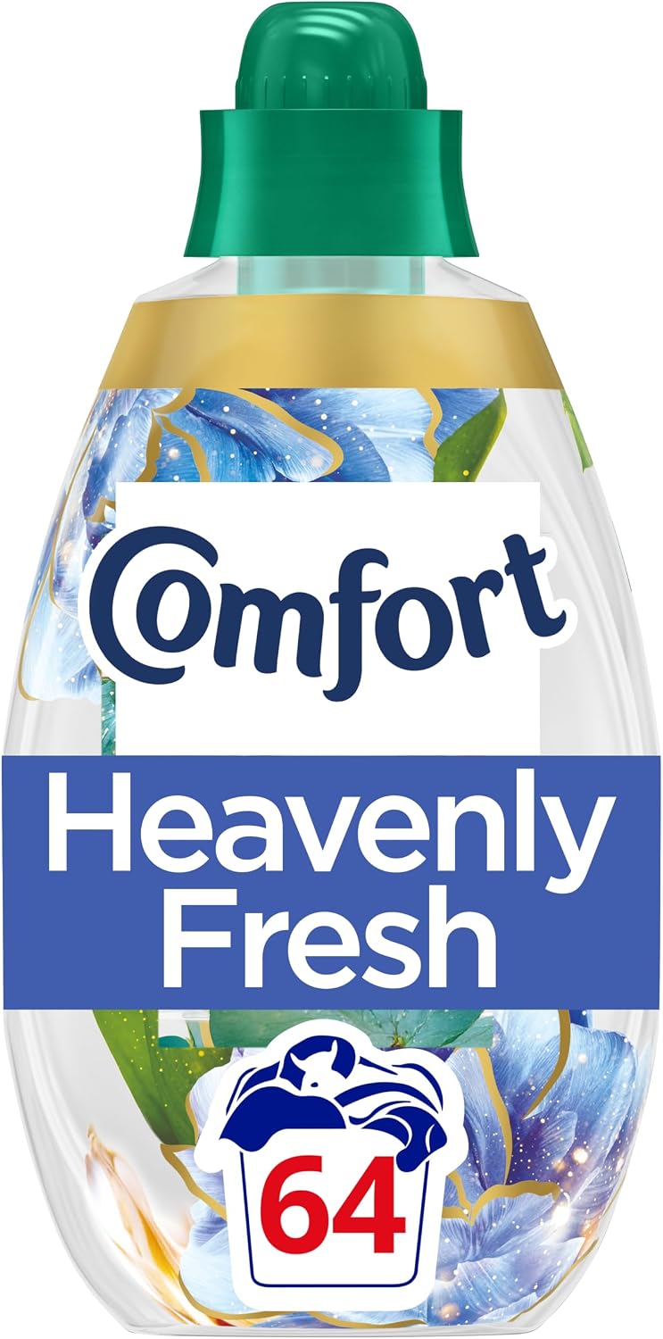 Comfort Botanical Heavenly Fresh Fabric Conditioner softener with CrystalFresh* transparent formula Freshness inspired by nature 960 ml (64 washes)