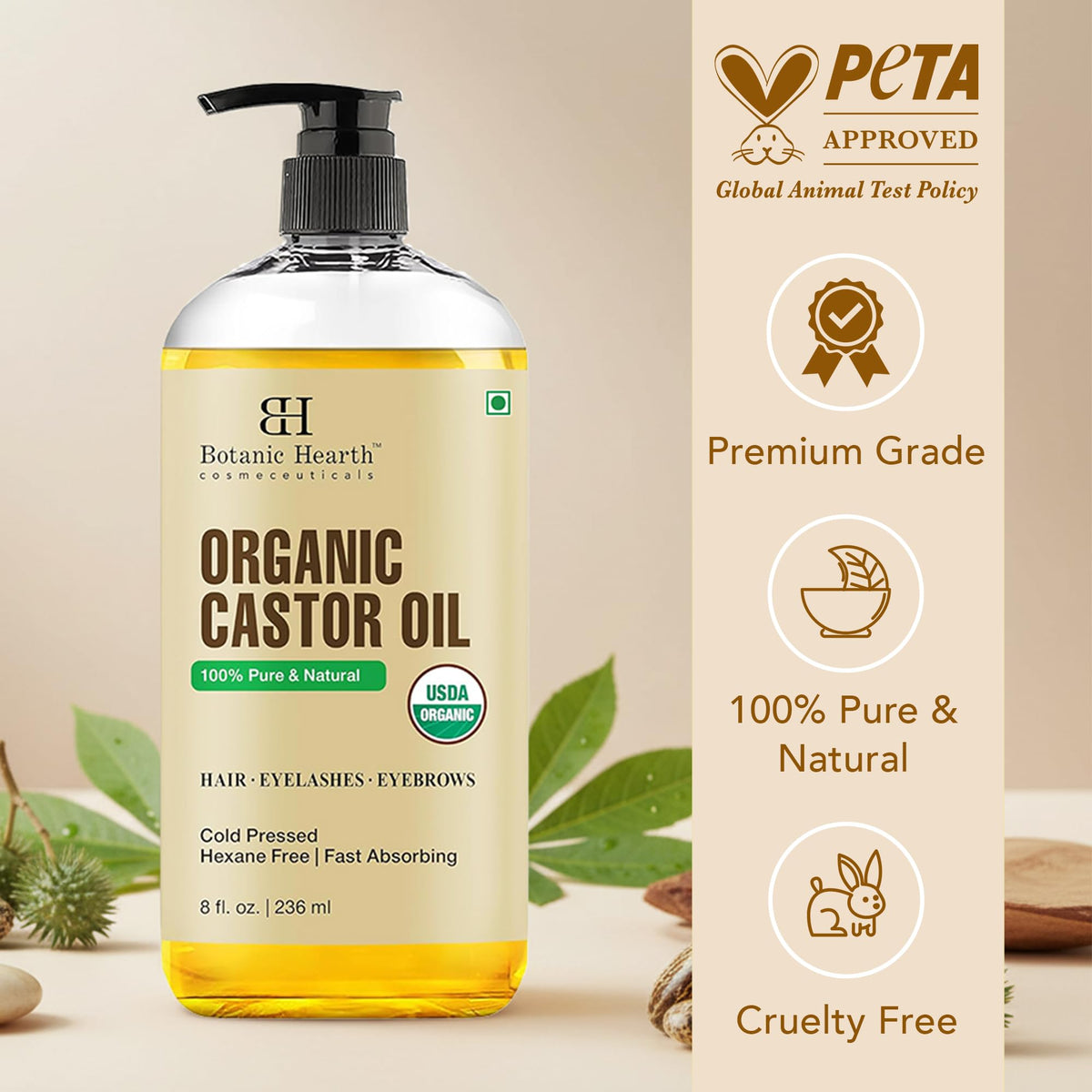 Botanic Hearth Argan & Biotin Hair Oil, 198 ml