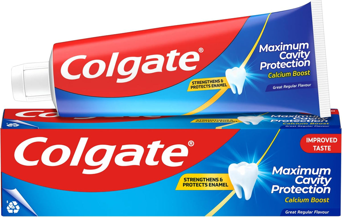 Colgate Maximum Cavity Protection Toothpaste, Great Regular Mint, 75ml