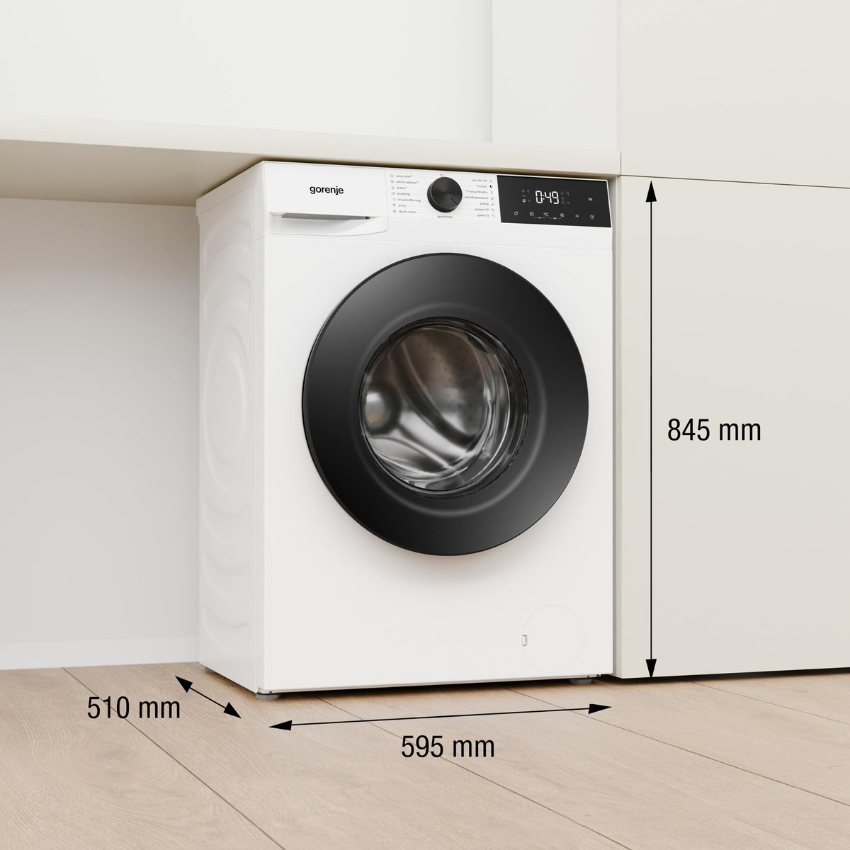 Gorenje 11 kg 1400 rpm Freestanding Washing Machine, White - WG2P114A22/UK