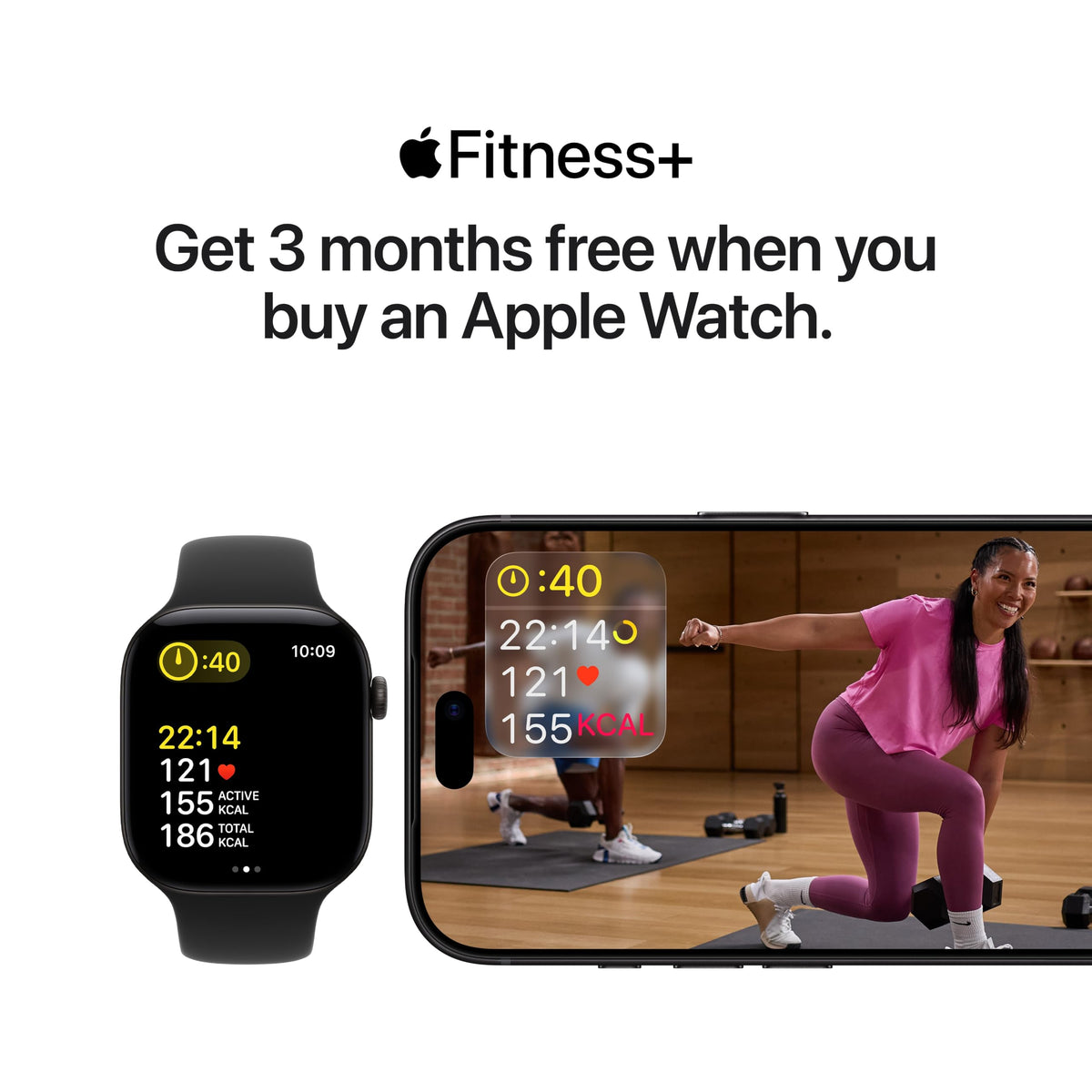 Apple Watch SE 3 GPS 40mm Smartwatch with Starlight Aluminium Case with Starlight Sport Band M/L. Fitness and Sleep Trackers, Heart Rate Monitor, Always-On Display, Water Resistant