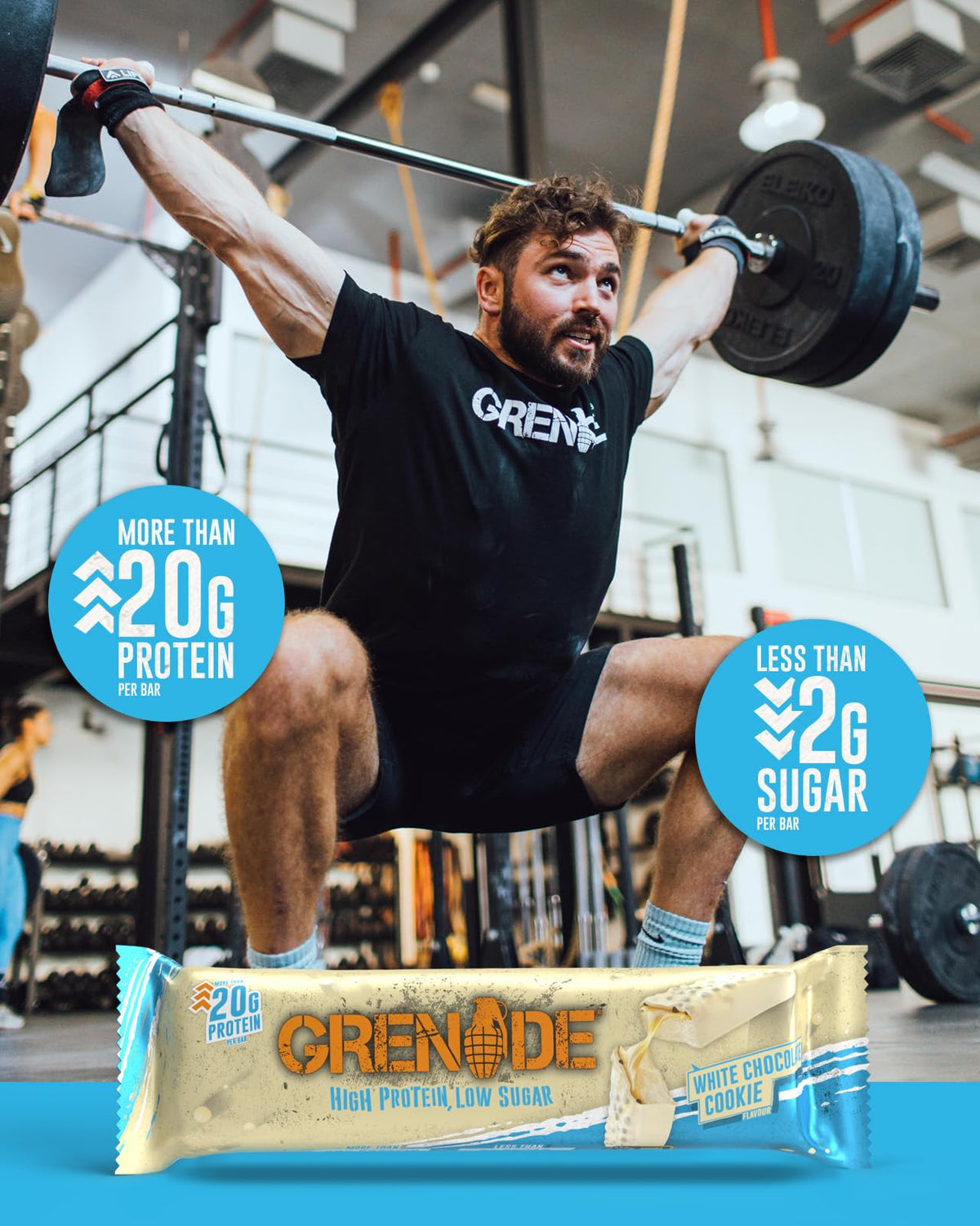 Grenade Chocolate Chip Salted Caramel Protein Bars, 12 x 60 g