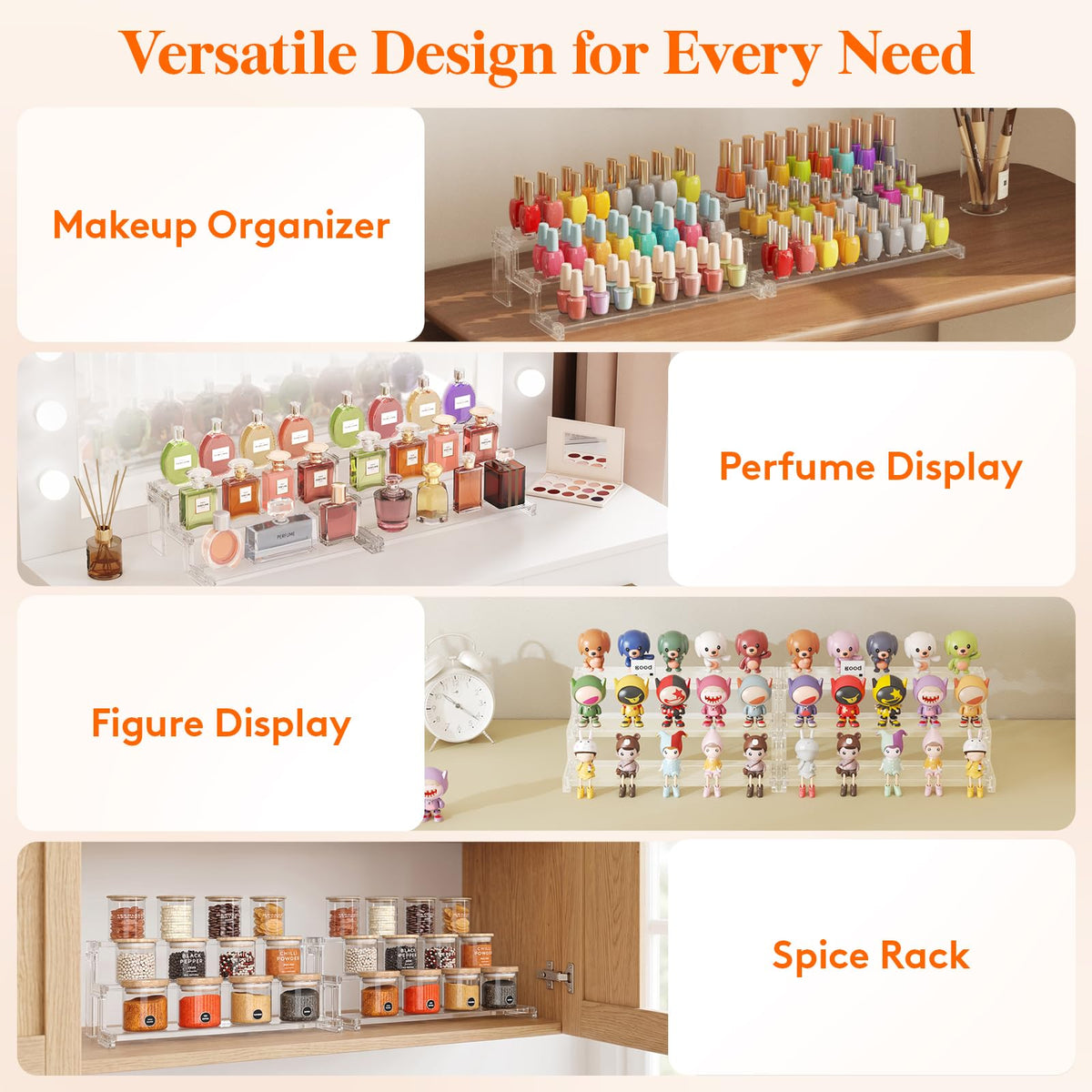 Lifewit 12″ Perfume Stand, Cologne Organiser, Tool-Free Assembly, 1 Pcs