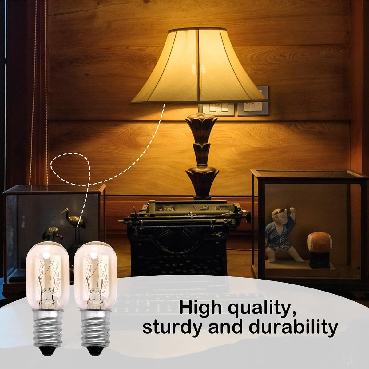 Goerpn 15W E14 Salt Lamp Bulbs, Small Screw Scentsy Light Bulb