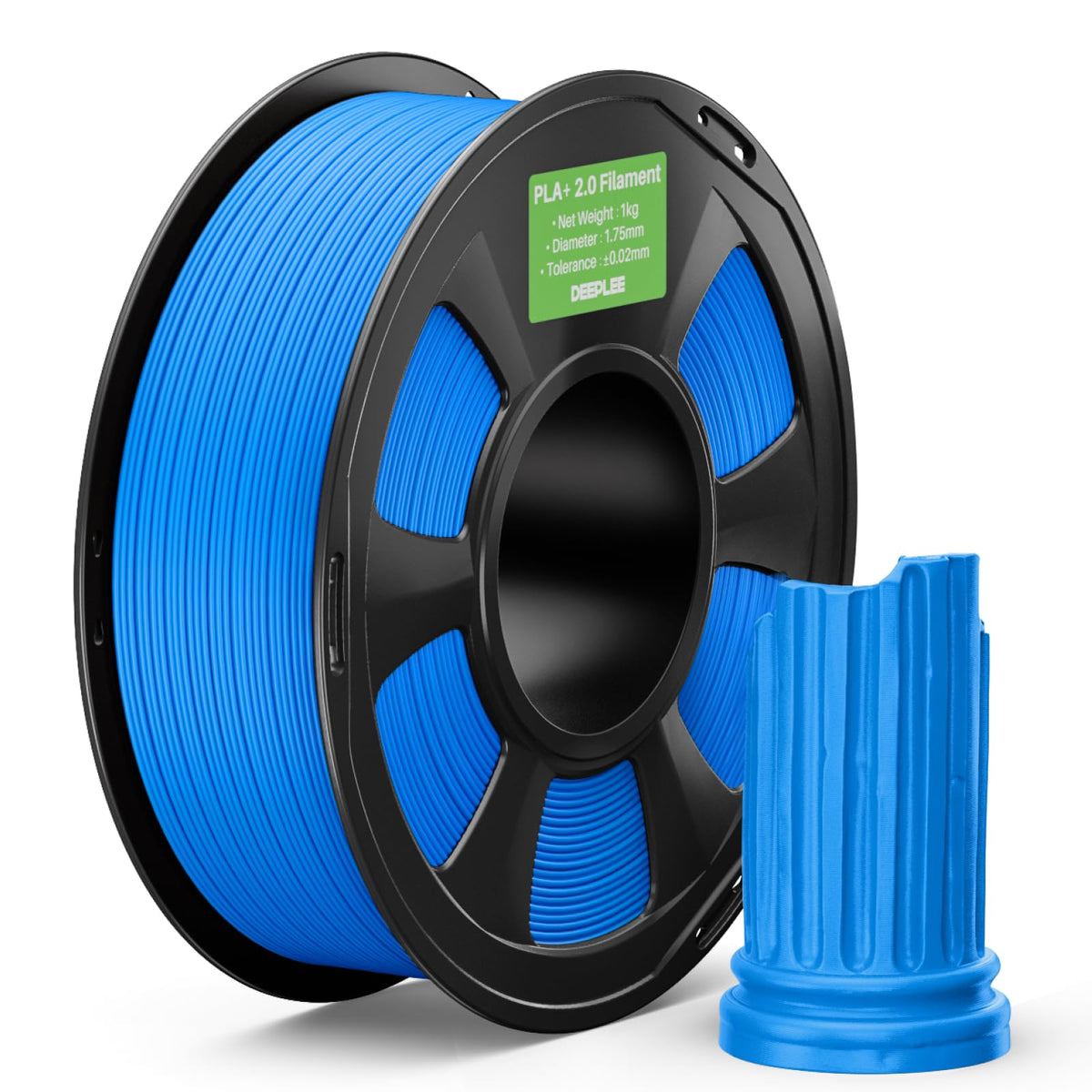 DEEPLEE PLA Plus 1.75mm Filament Beige/Brown 2KG Bundle