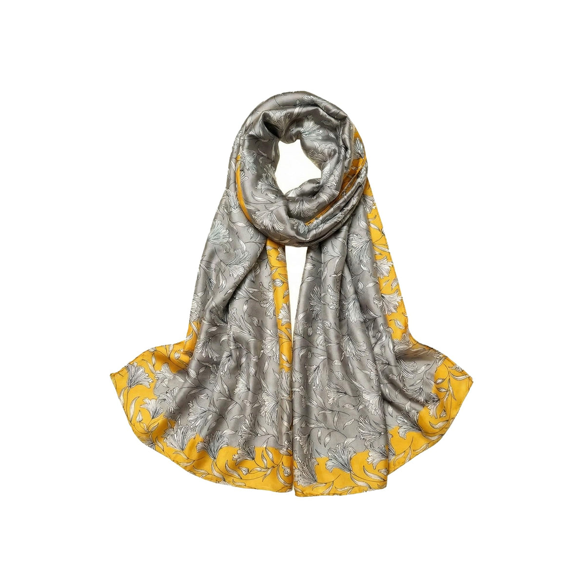 Trillion London® Silk Shawl Birthday Gifts for Women - Designer Silk Scarf