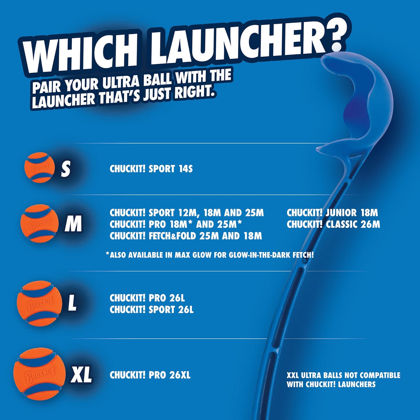 Chuckit! Ultra Ball, Durable High Bounce Rubber Dog Ball, Launcher Compatible, 2 Pack, Medium