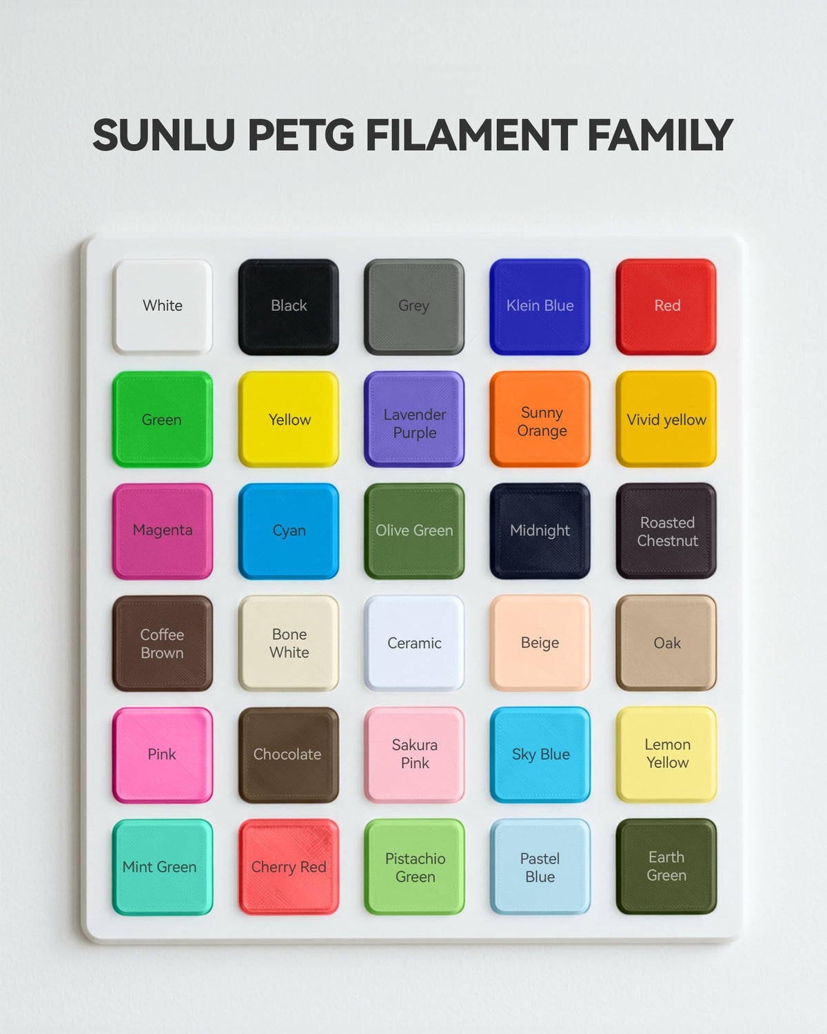 SUNLU PETG Filament 1.75mm, 1KG Spool, Roasted Chestnut