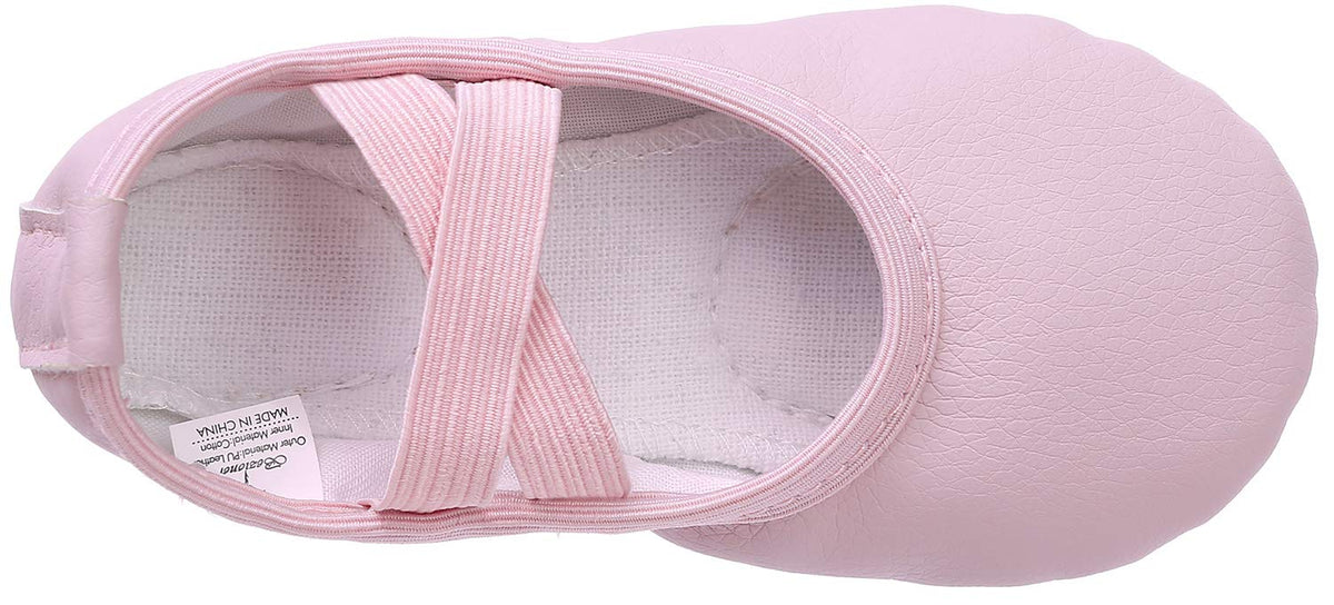 Ballet Shoes Leather Ballet Flats Split Sole Dance Slippers for Girls Toddlers Women