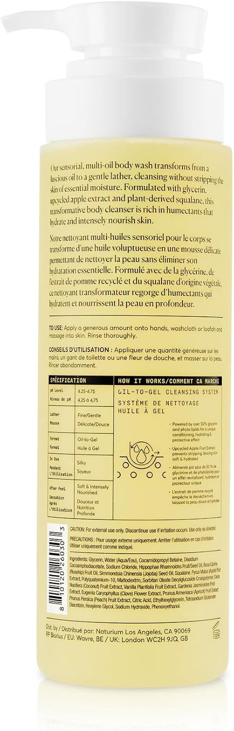 Naturium The Glow Getter Multi-Oil Hydrating Body Wash, 500 ml