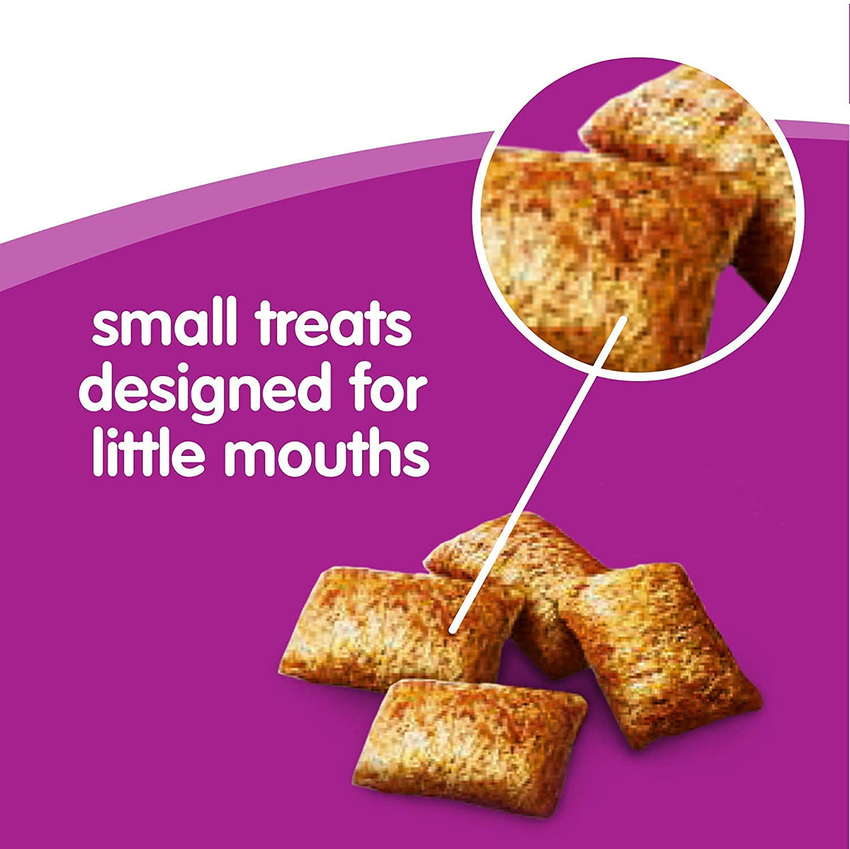WHISKAS Crunch 100g (Pack of 6) - Tasty Topping Adult Cat Treat Biscuits