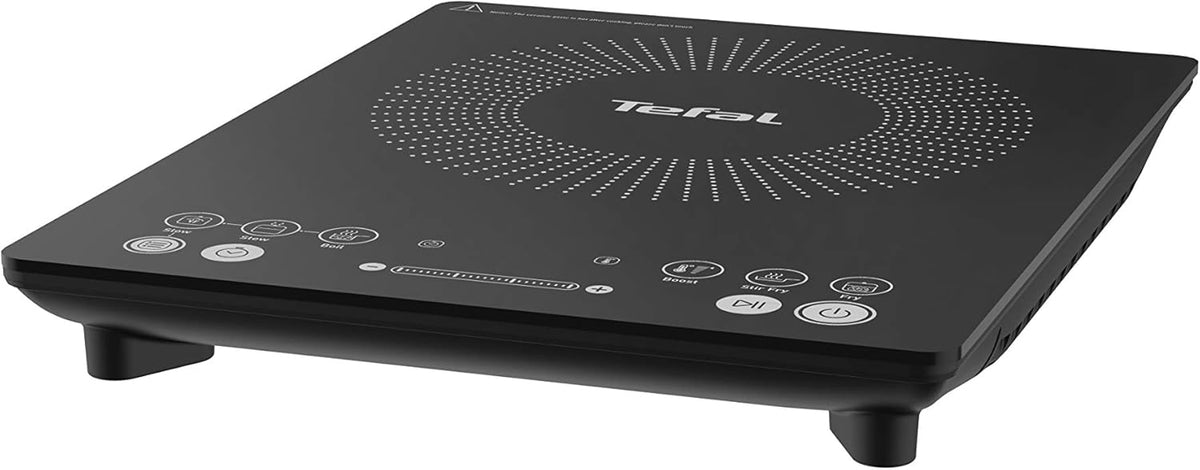Tefal Slim Portable Induction Hob, 2100W, 6 Functions, Compact, Black