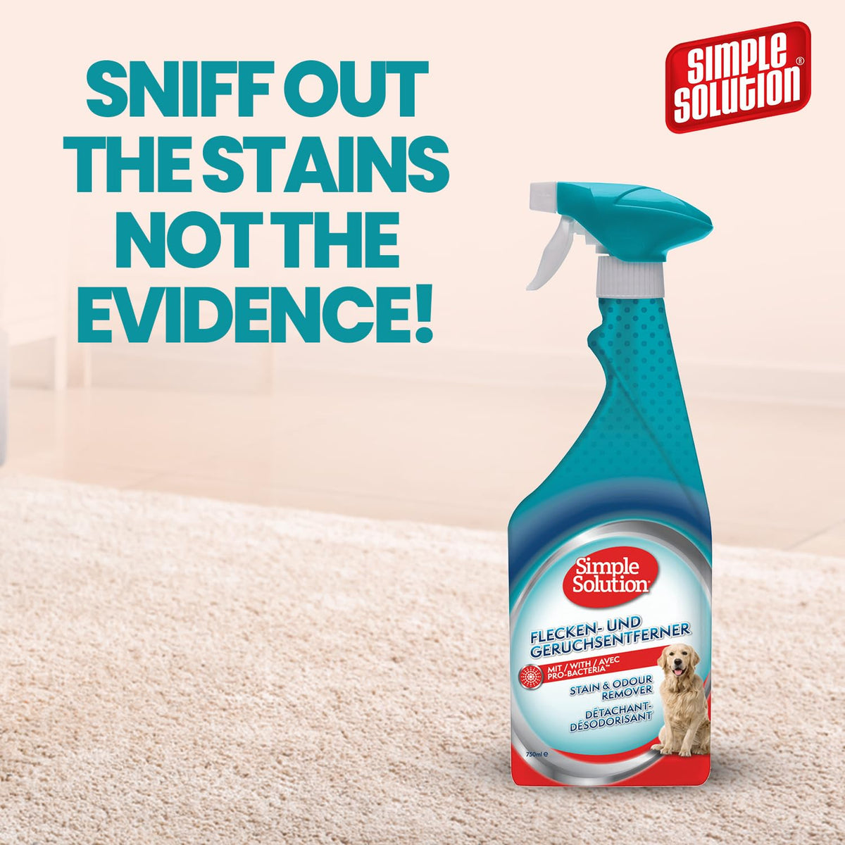 Simple Solution Pet Stain and Odour Remover for Cats 4 litre