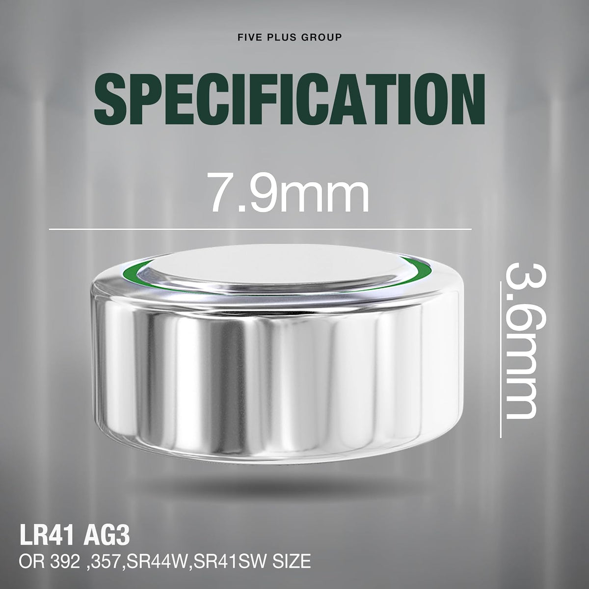 LR41 AG3 392 SR41SW L736 1.5V Alkaline Button Cell Batteries (20 Pack) – Long Lasting Coin Batteries for Watches, Toys, Calculators & Small Electronics