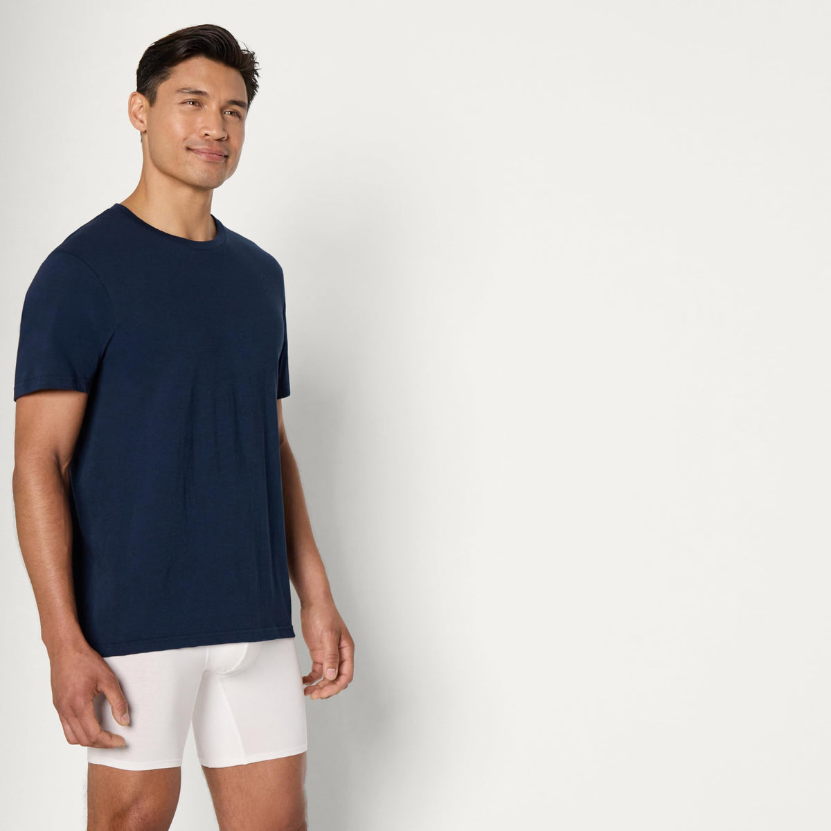 Amazon Essentials Men's Vests - Slim-Fit Cotton Crew Neck, Short and Long Sleeve T Shirt, Pack of 6, Undershirt and Vests for Men