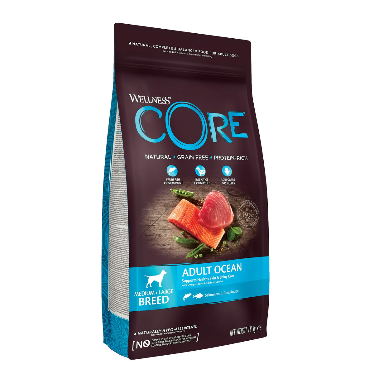 Wellness CORE Active Life 10 kg, Chicken & Turkey – Dry Dog Food