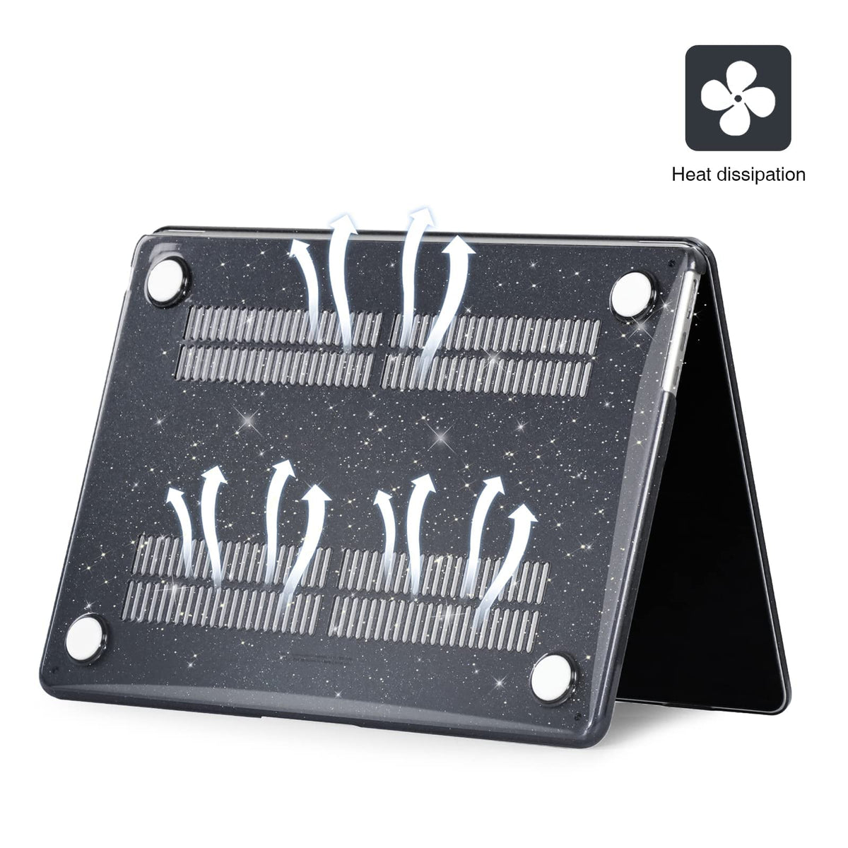 EooCoo for MacBook Neo Case 13 inch 2026 A3404 A18-Pro Crystal Clear