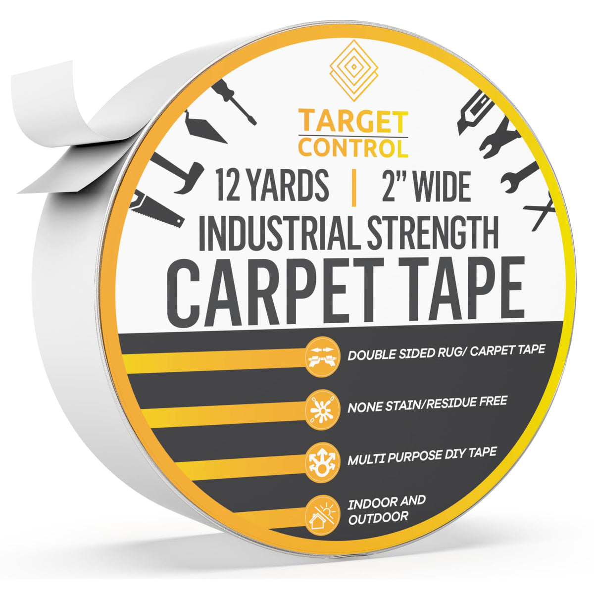 Double Sided Carpet Tape Heavy Duty Rug Gripper 50ft