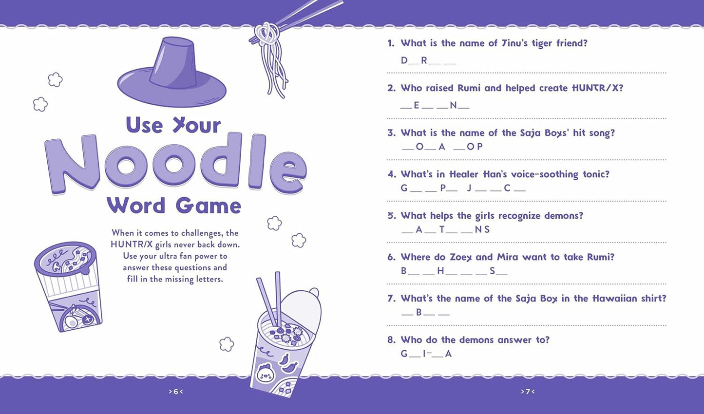 The Unofficial K-Pop Demon Hunters Activity Book