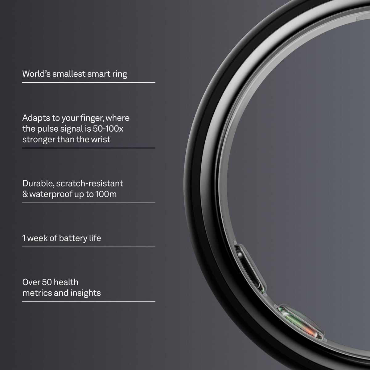 Oura Ring 5 Silver - Size 11 - Size Before You Buy