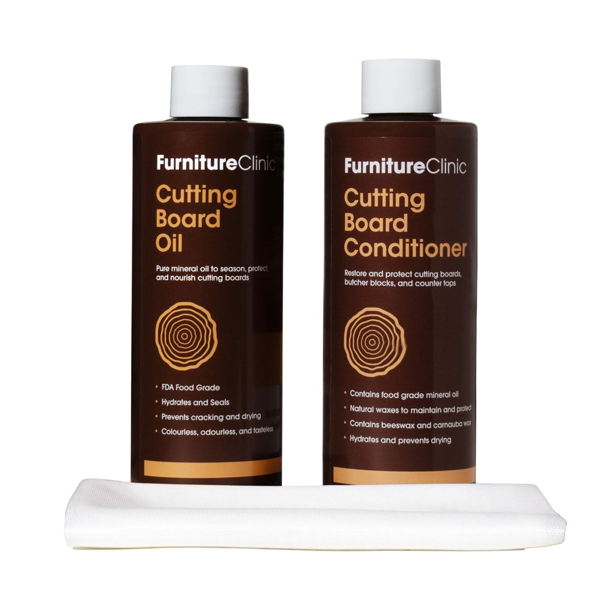 Chopping Board Oil - Premium Food Grade Mineral Oil to Protect and Restore Wood Cutting Boards, Butcher Blocks, Countertops - 250ml
