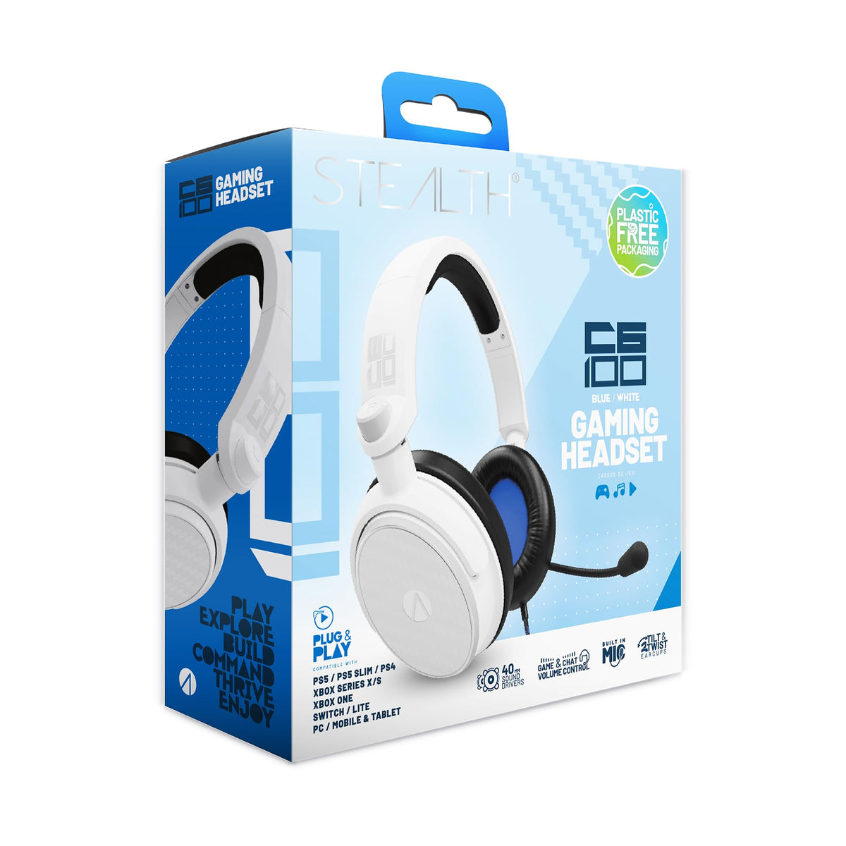 STEALTH C6-100 Gaming Headset Range (Green)