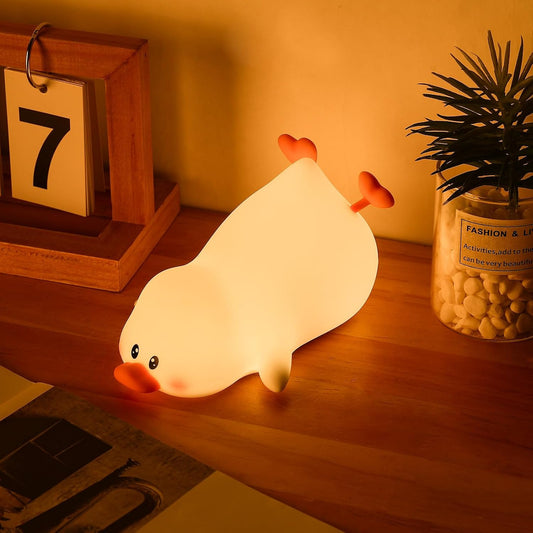 ZKLiLi Cat Night Light for Kids,Cute Night Lamp for Nursery,Squishy Silicone Touch Lights Portable, Gift for Birthday and Christmas for Kids Baby Children (Battery Cat)