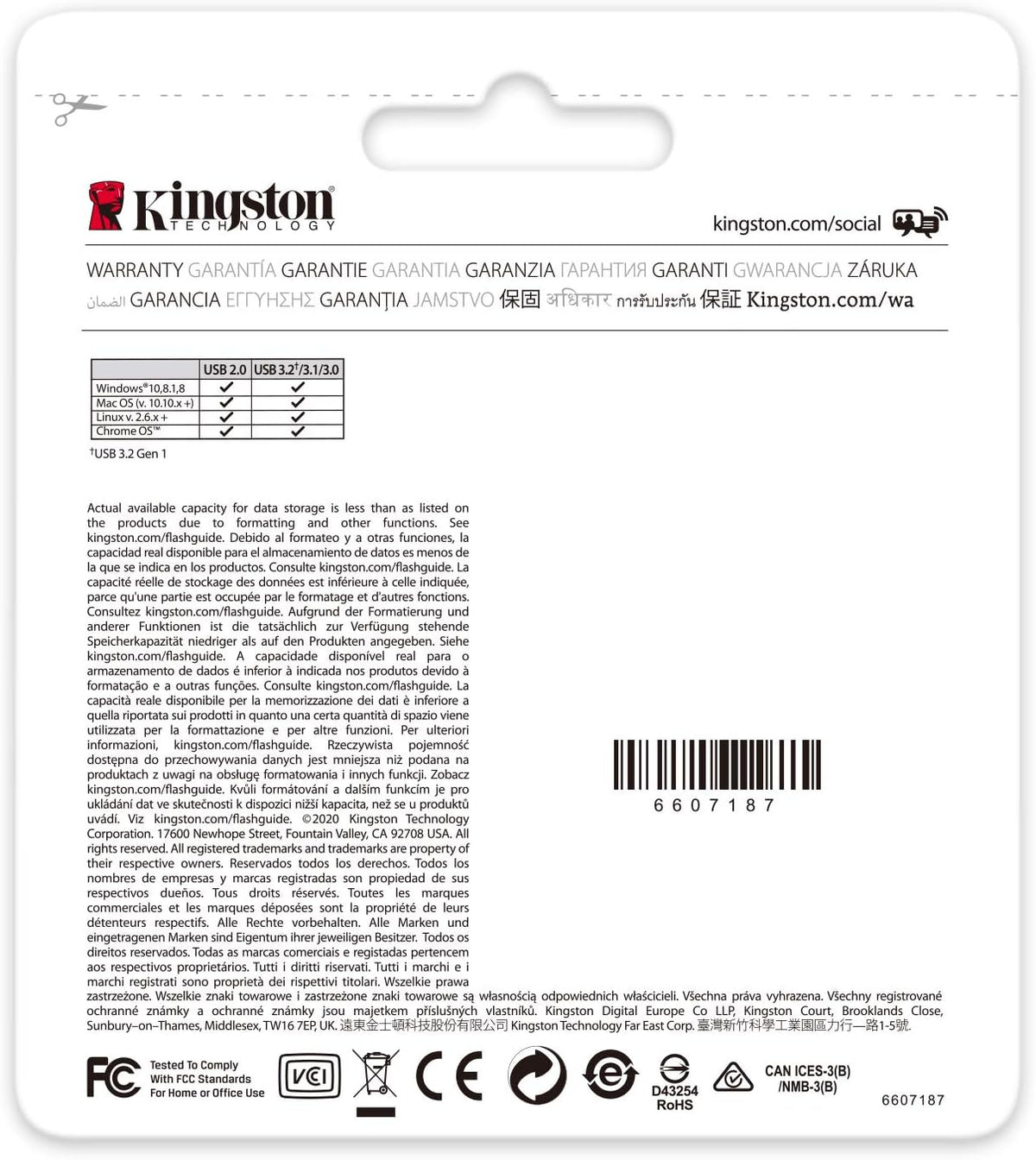 Kingston DataTraveler Exodia M USB 3.2 Gen 1 DTXM/128GB - with Moving Cap (Black + Red)