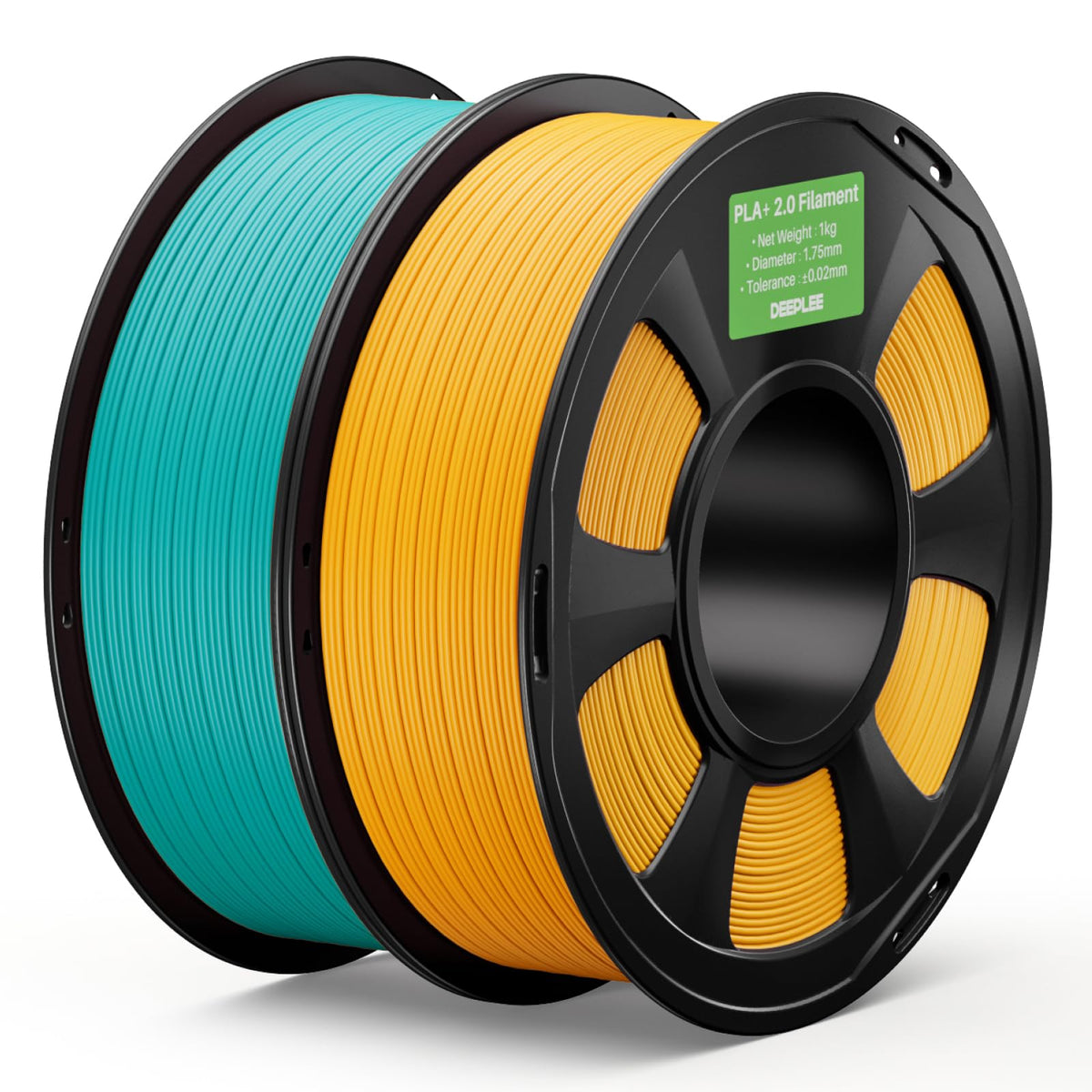 DEEPLEE PLA Plus 1.75mm Filament Beige/Brown 2KG Bundle