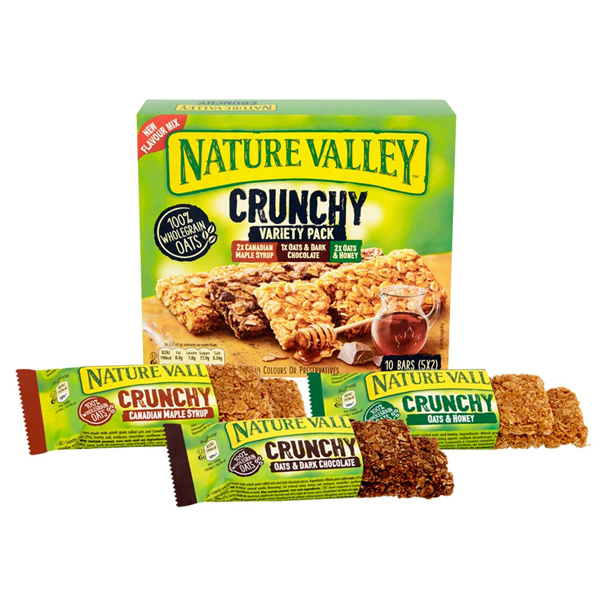 Nature Valley Crunchy Oats and Chocolate Cereal Bars, 18 x 42 g