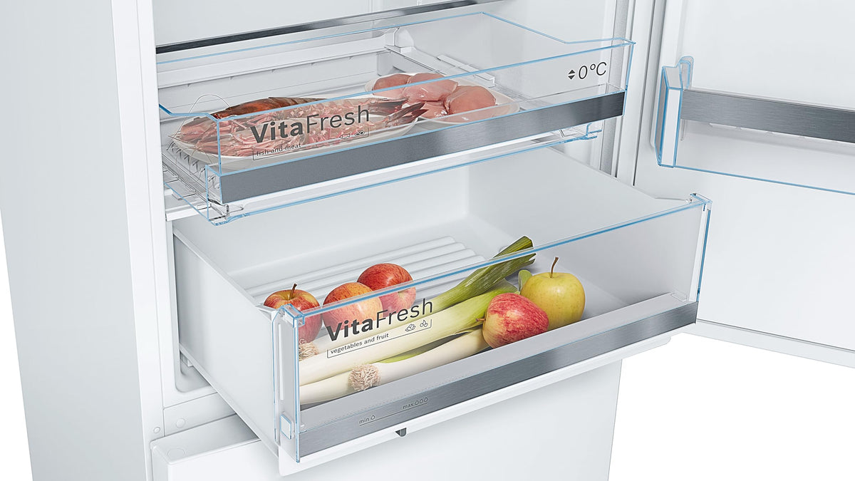 Bosch Series 2 KGN27NLEAG Fridge Freezer, NoFrost, Stainless Steel