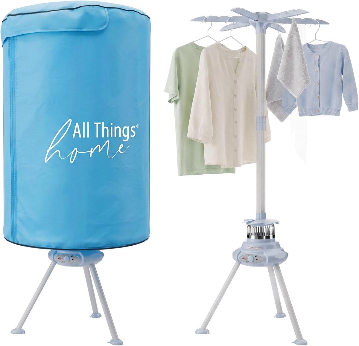 Portable Fast Drying 1000W Electric Clothes Dryer Heated Indoor Home Dorms Buddy Hot Air Airer Machine Dri Suitable for All Fabrics Drier