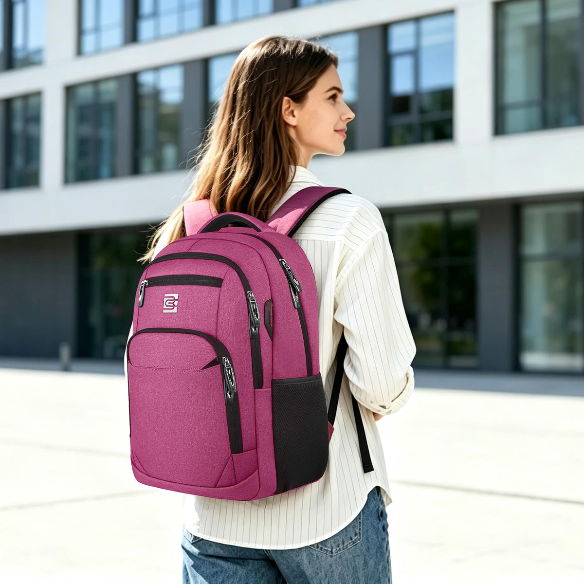 KASIBON Laptop Backpack for Men, Anti-Theft Travel Backpack Business