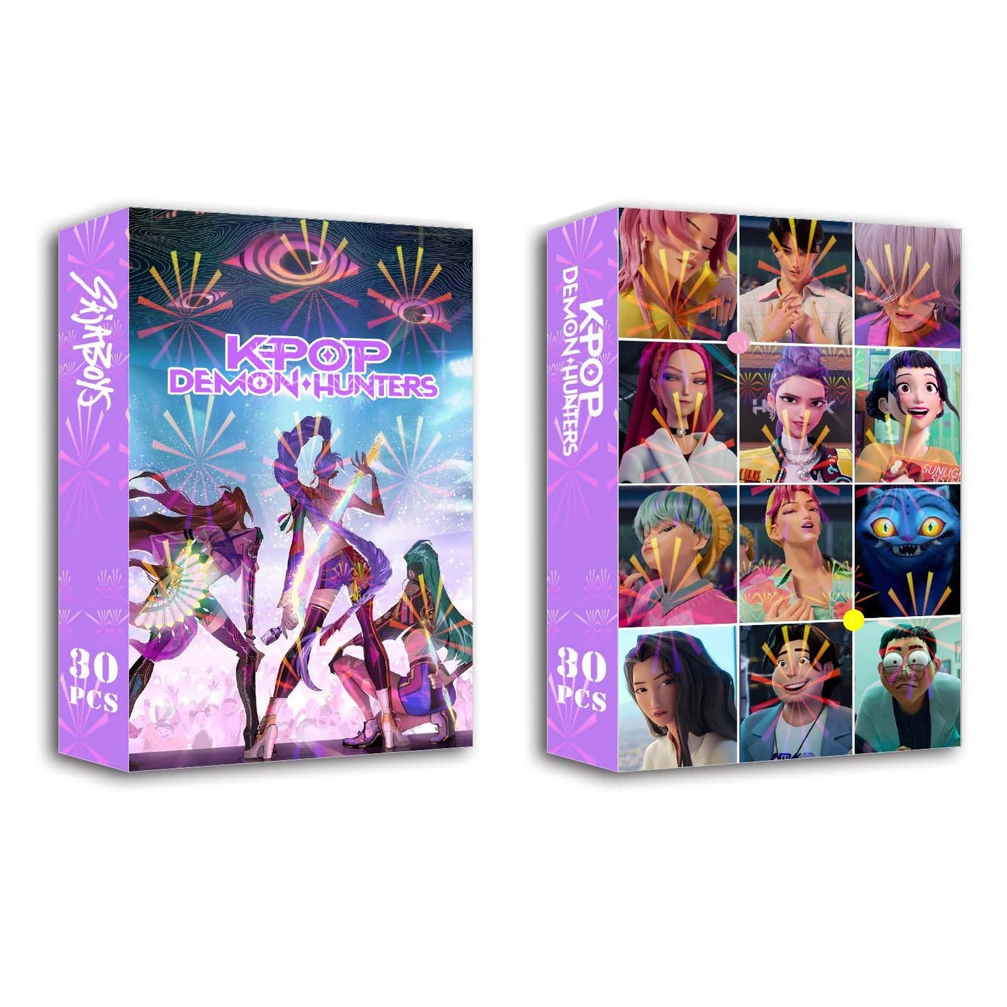 Sanmatic K-Pop Demon LOMO Cards Classic Card Set for Kids Playing for Party Favors and Gift