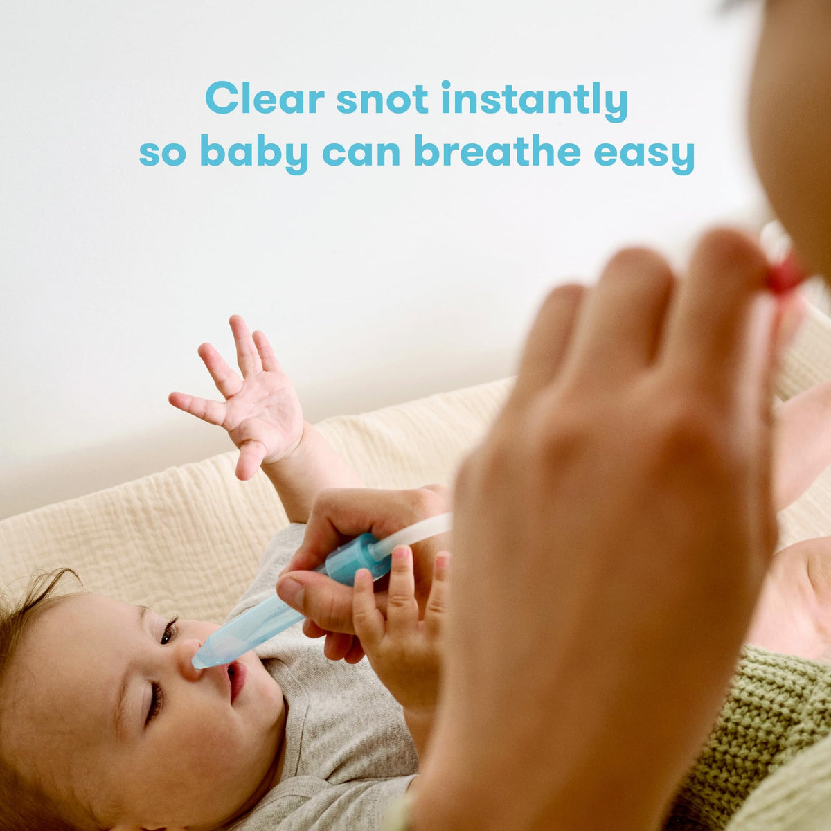 Frida Baby NoseFrida Snot Sucker Nasal Aspirator for Baby, with 4 Filters
