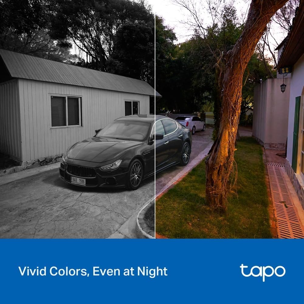 Tapo C216 2K 3MP Pan/Tilt Indoor Outdoor Security Camera Spotlights Camera
