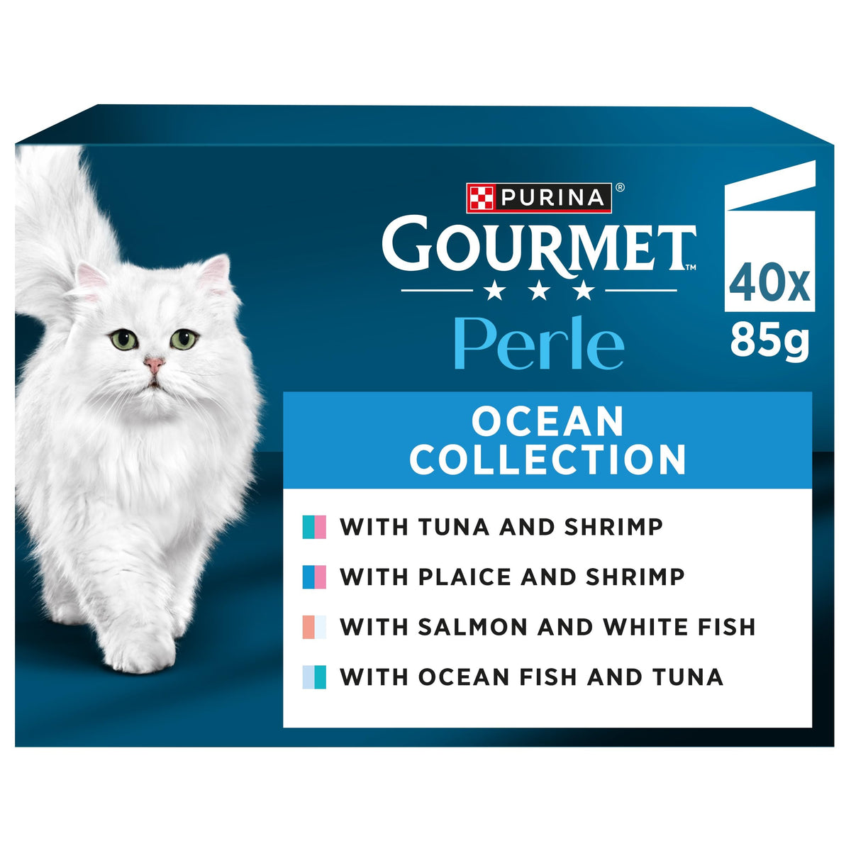 GOURMET Perle Delighters Collection in Gravy Wet Cat Food 40x85g