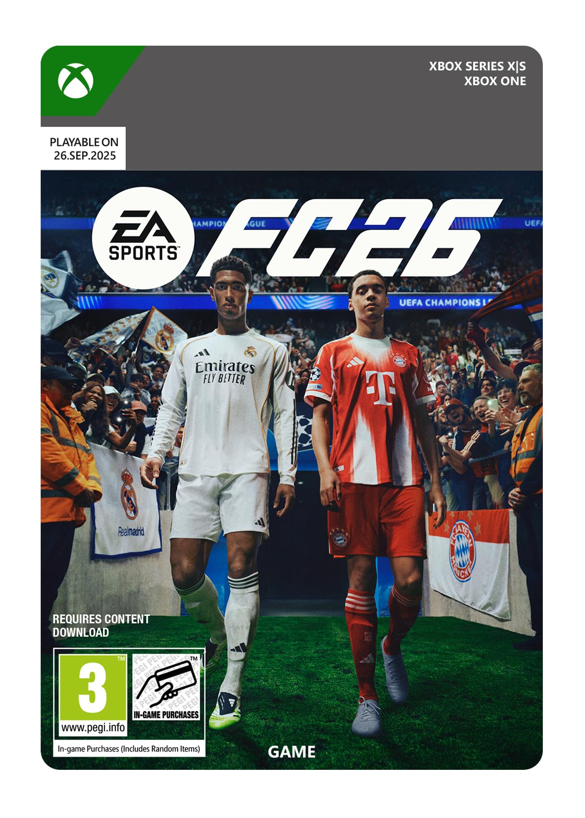 EA SPORTS FC 26 Standard Edition XBOX Series X / XBOX One - disc | VideoGame | English