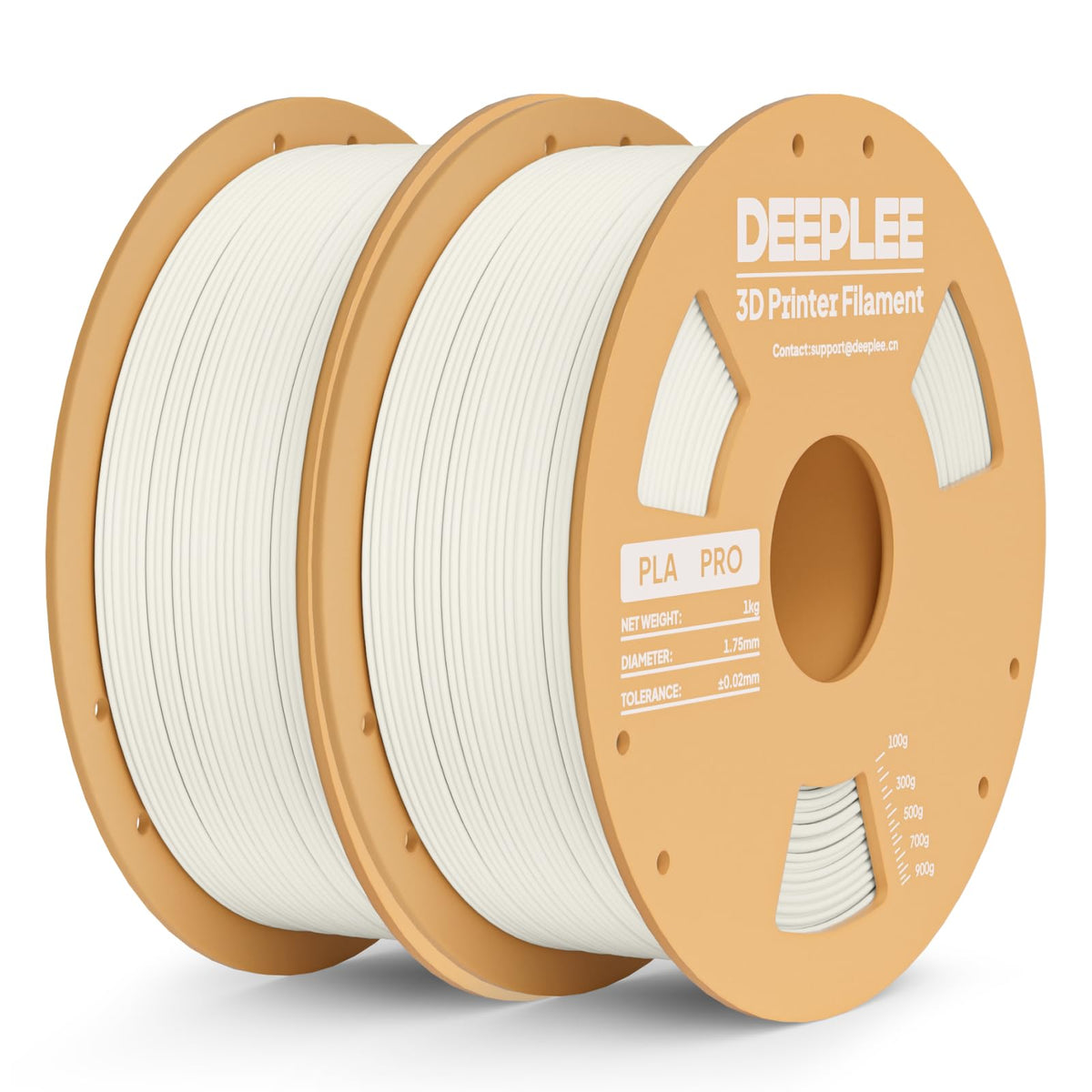 DEEPLEE PLA Filament 1.75mm PLA Pro White*1