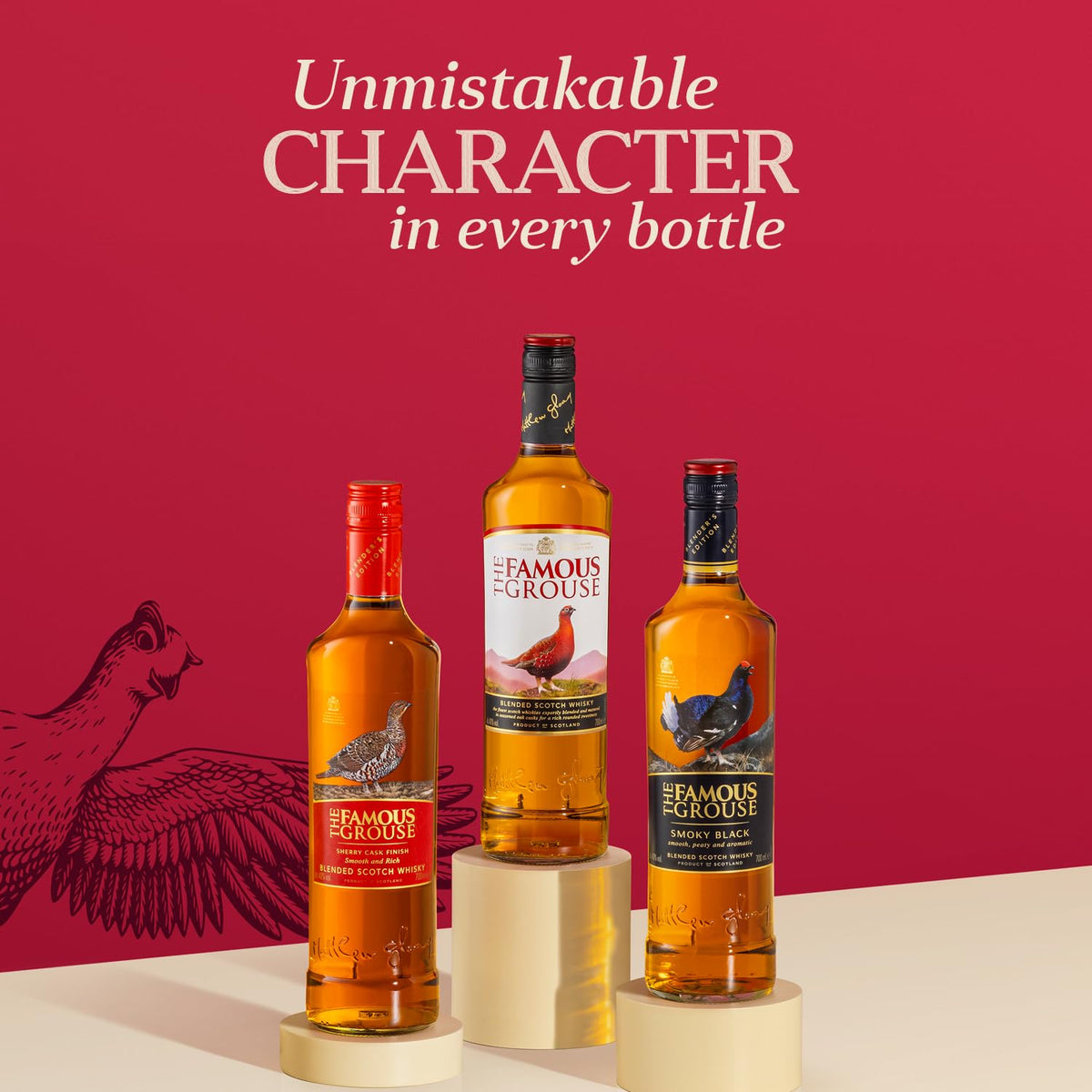 The Famous Grouse Finest | Scotch | Blended Whisky | Dried Fruit & Soft Spices | Scotland's Favourite Whisky for Over 40 Years | 40% ABV | 35 cl