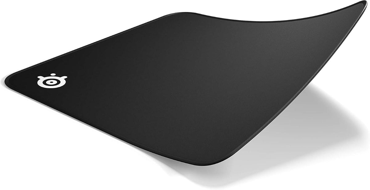 SteelSeries QcK Edge Cloth Gaming Mouse Pad - Never-fray Stitched Edges - Optimized For Gaming Sensors - Size L (450 x 400 x 2mm) - Black