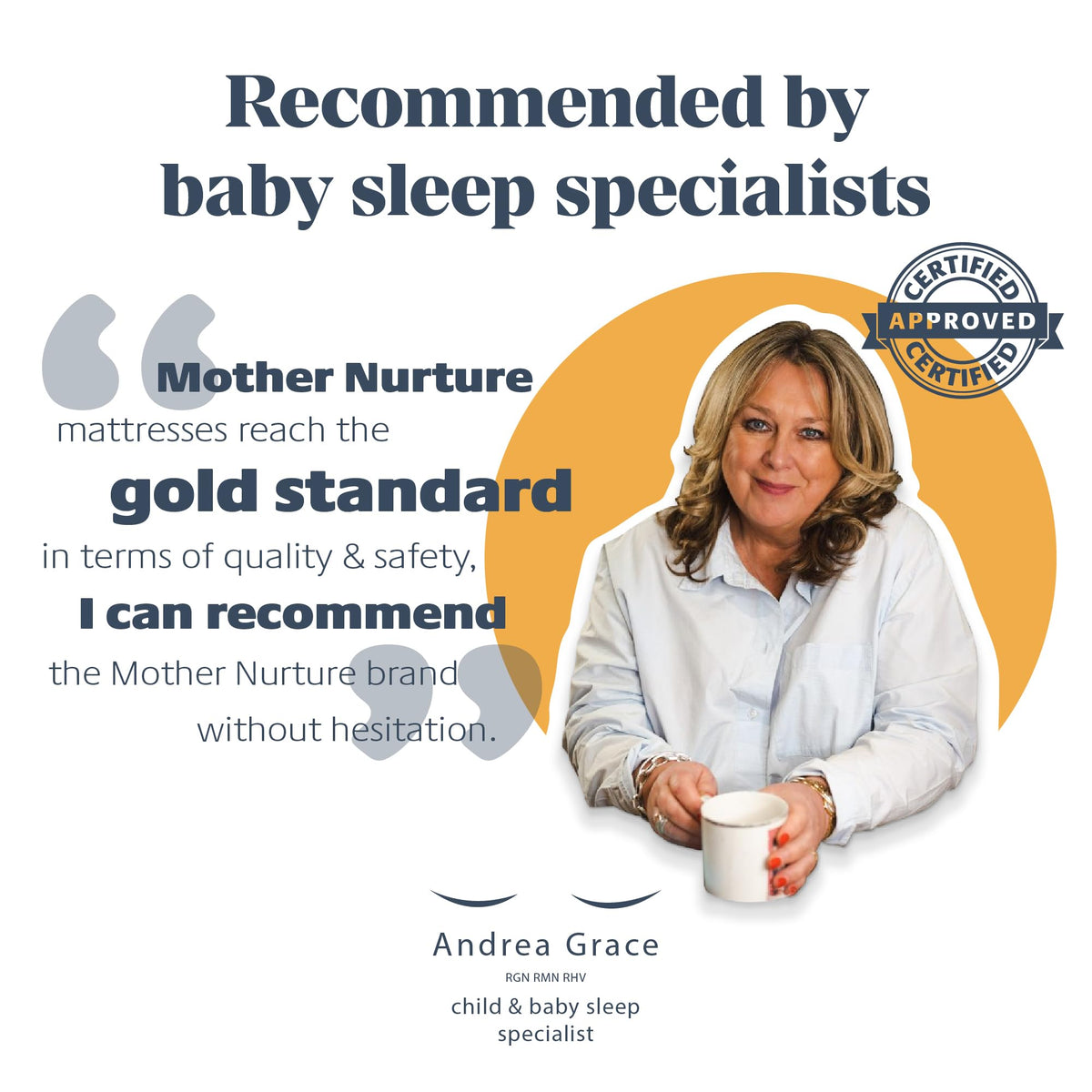 Mother Nurture Classic Eco Fibre Cot Bed Mattress - Hypoallergenic Easy Clean Quilted Cover, Reversible, Water Resistant, Baby Cot Mattress, Firm & Supportive, White, BSI Tested - Size 140x70 x10cm