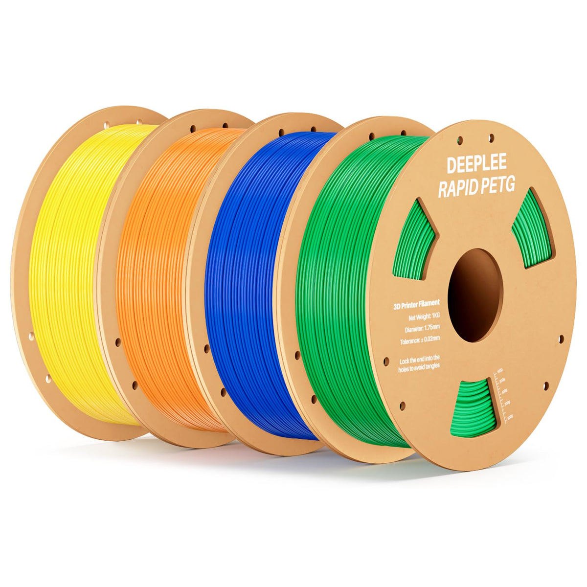 DEEPLEE Rapid PETG Filament 1.75mm Black 1KG
