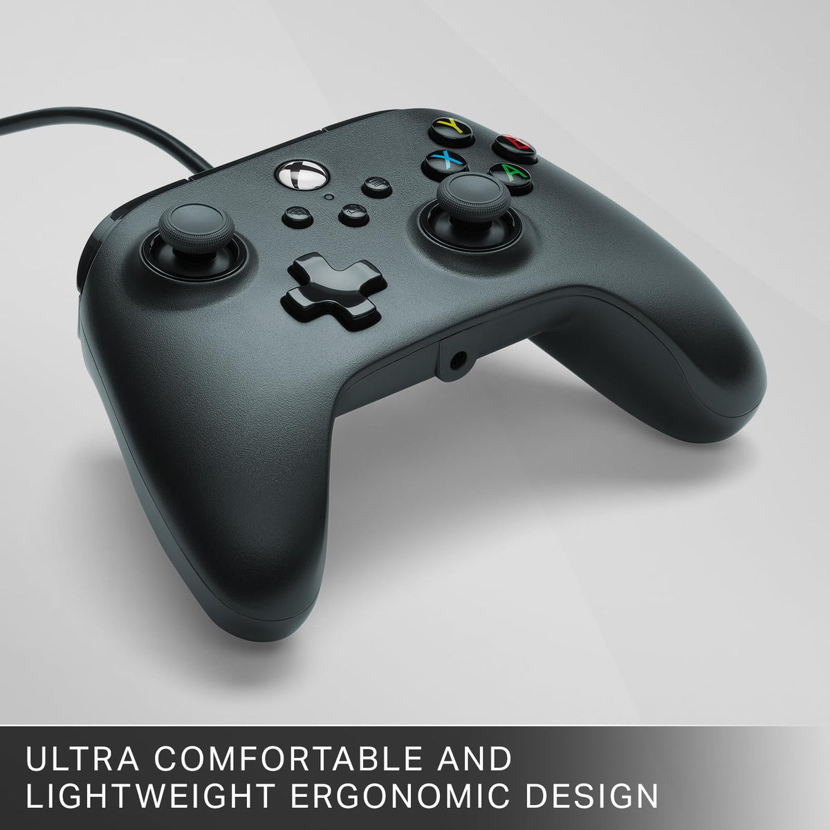 PowerA Wired Controller For Xbox Series X & S, Xbox One, PC, Windows 10 & 11, Dual Rumble Motors, Detachable 10ft USB Cable, 3.5mm Stereo Headset Jack, Official: Blue