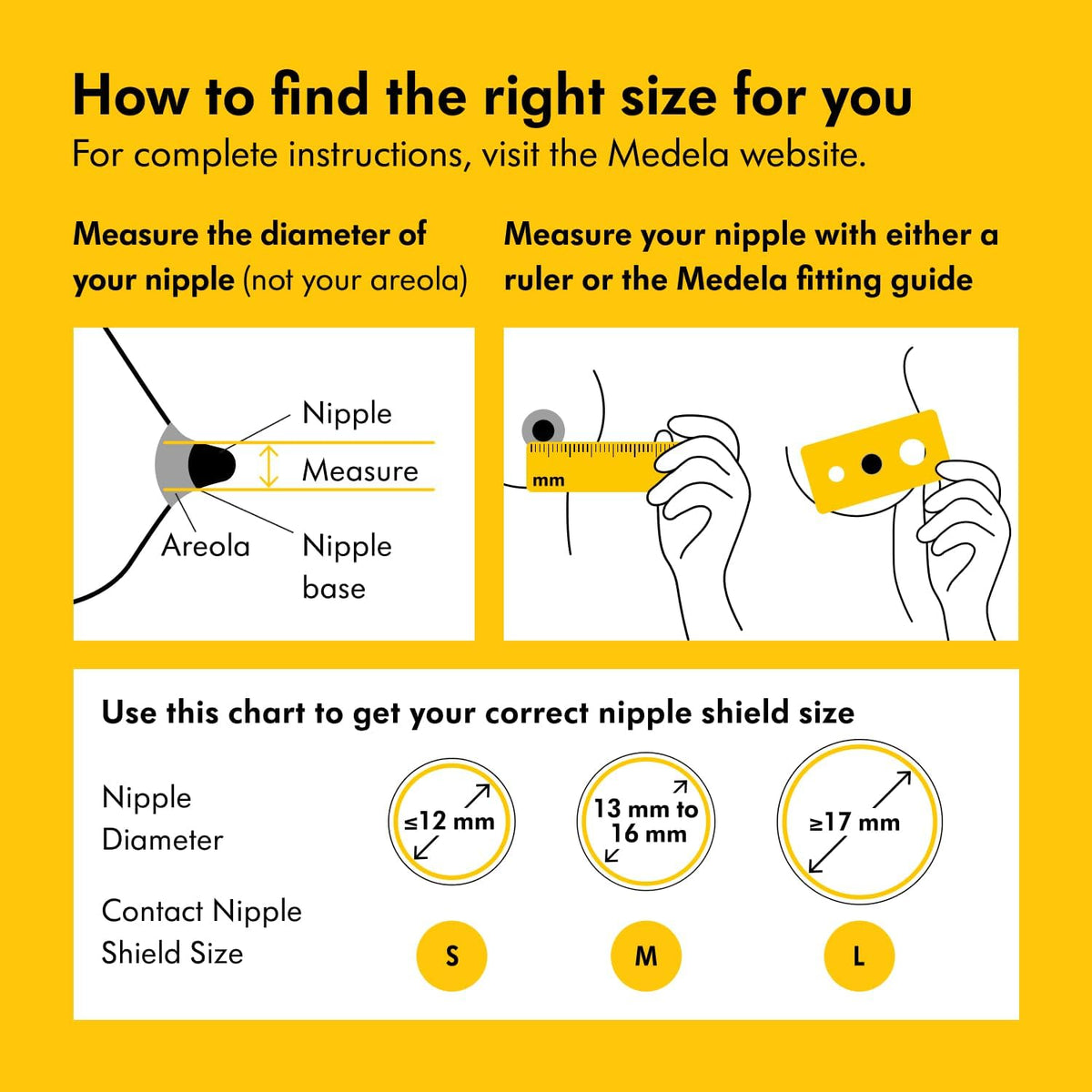 Medela Silicone Contact Nipple Shields, Soft Ultra-Thin Design, Made Without BPA, 1 Pack of 2 Shields (16 mm) and Case