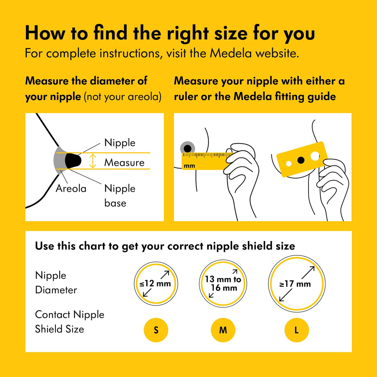 Medela Silicone Contact Nipple Shields, Soft Ultra-Thin Design, Made Without BPA, 1 Pack of 2 Shields (16 mm) and Case