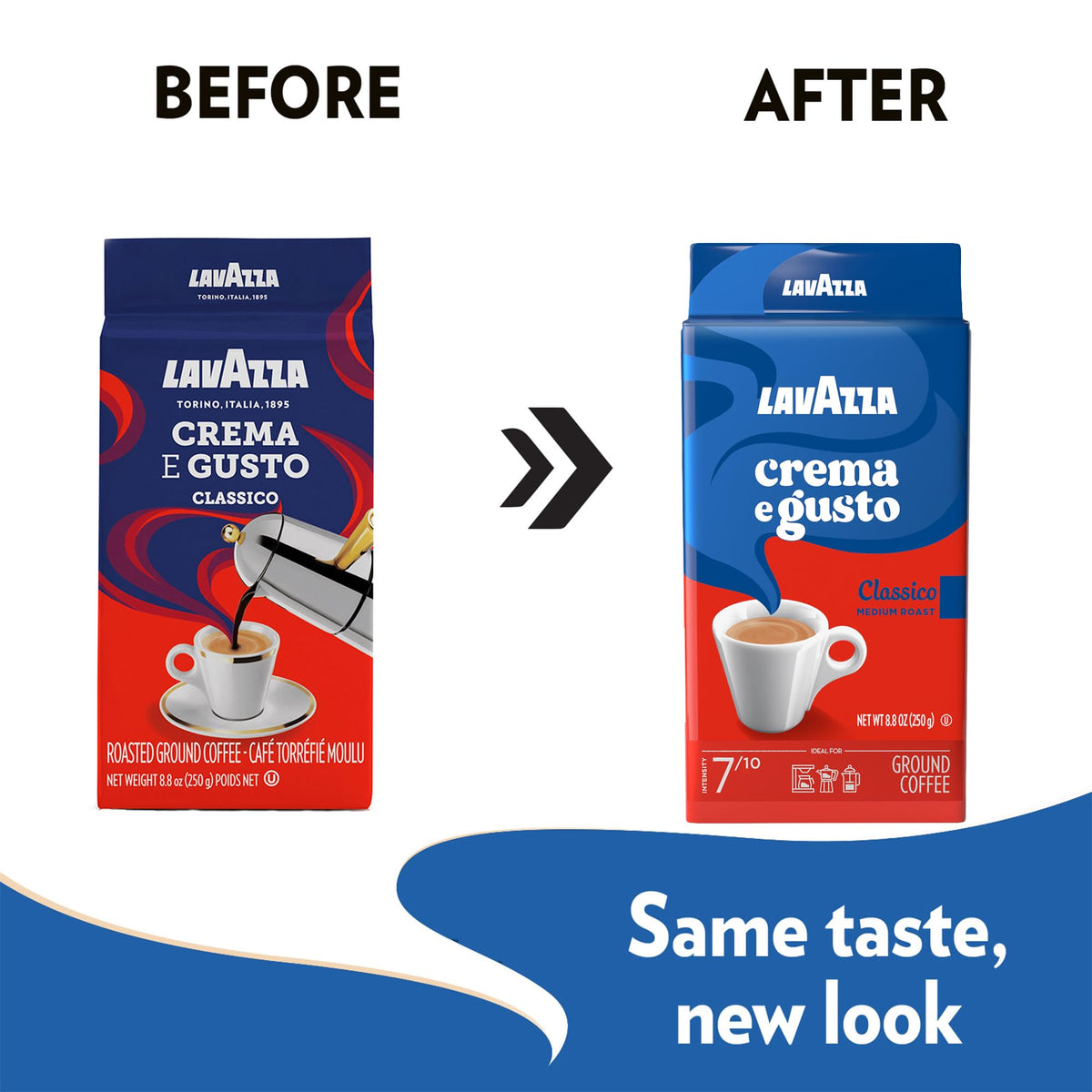 Lavazza CREAM AND AROMA KAWA ZIARNISTA 1000G