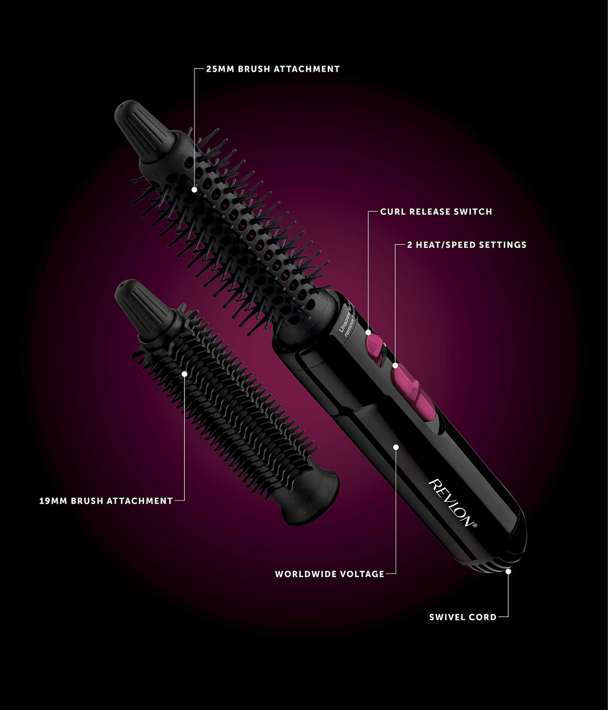 Revlon Salon One-Step Hair Dryer & Volumiser with Sectioning Comb